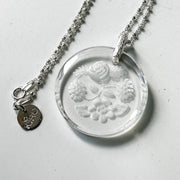Collar Ensamblaje 128. Colgante Intaglio años 70